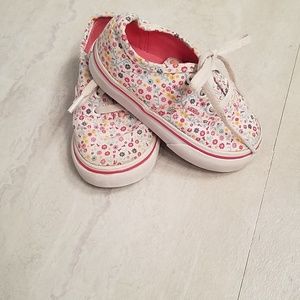 Girl's Vans canvas sneakers